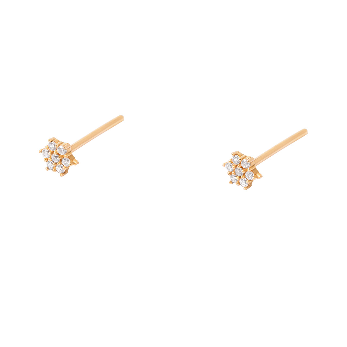 Empire Flower Stud Earring
