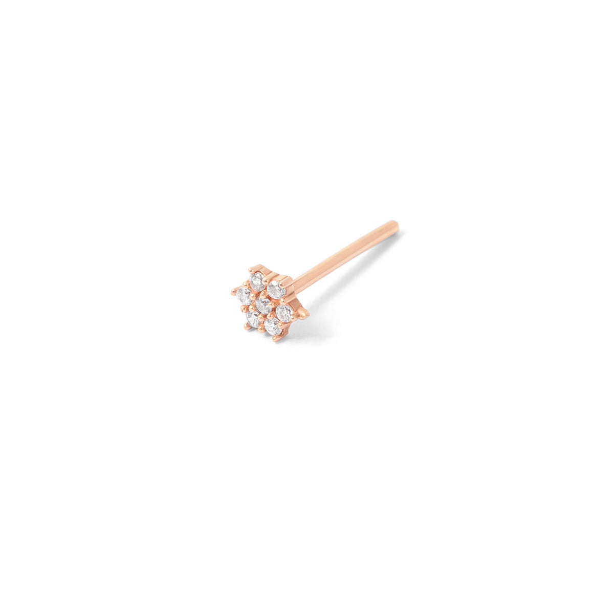 Empire Flower Single Stud Earring