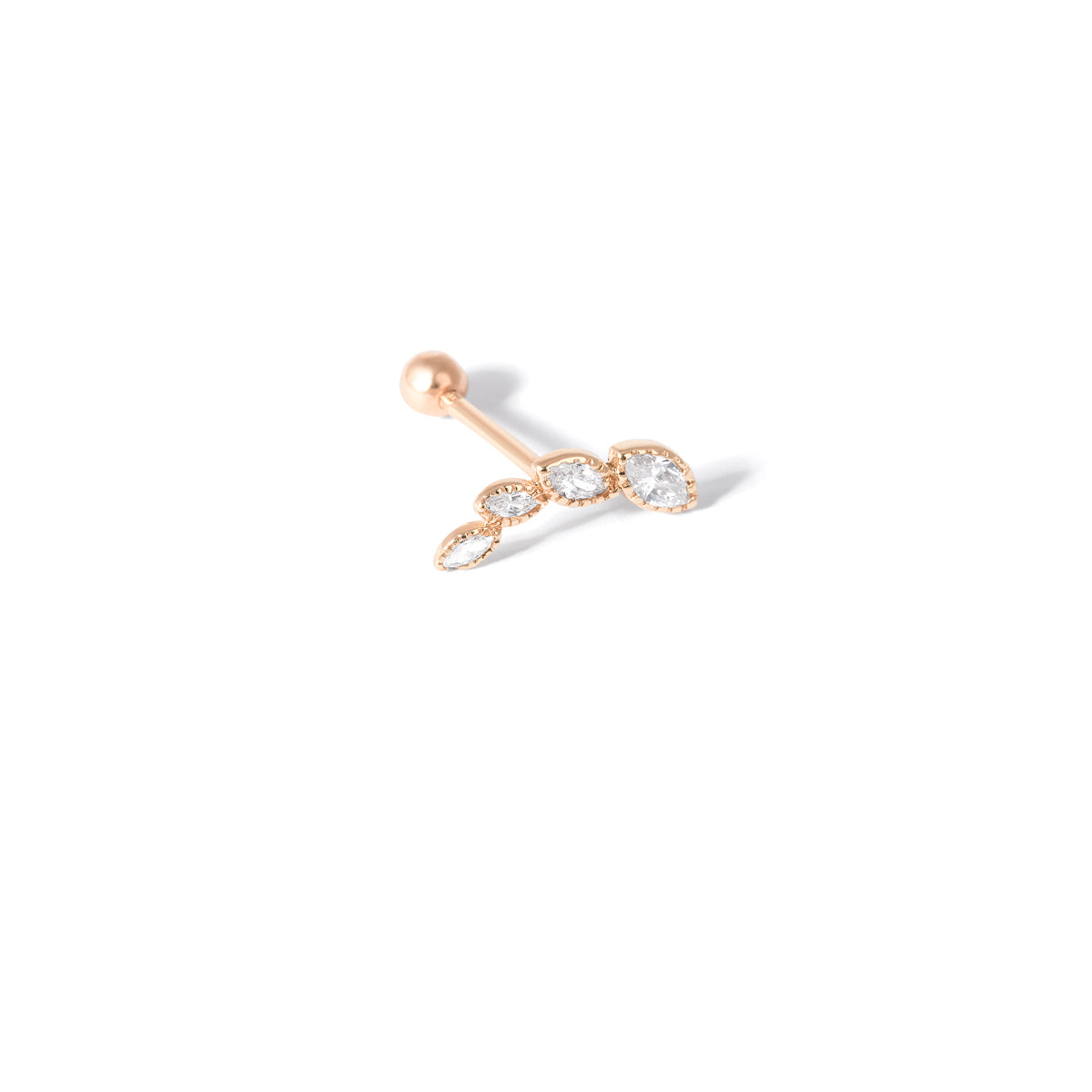 4 Marquise Diamond Piercing