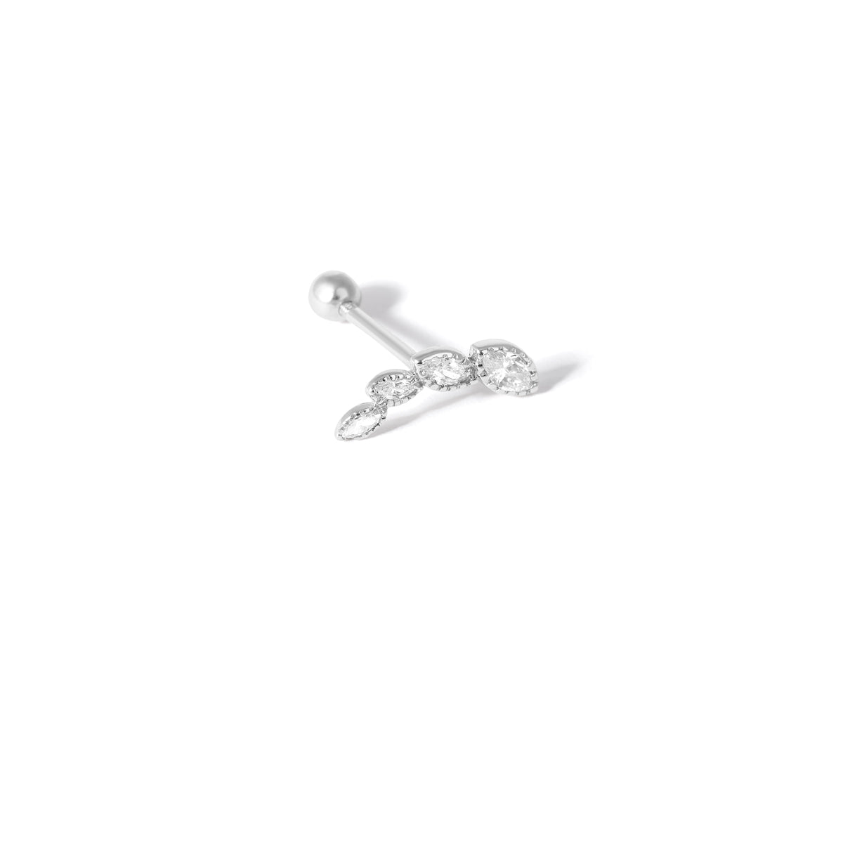 4 Marquise Diamond Piercing