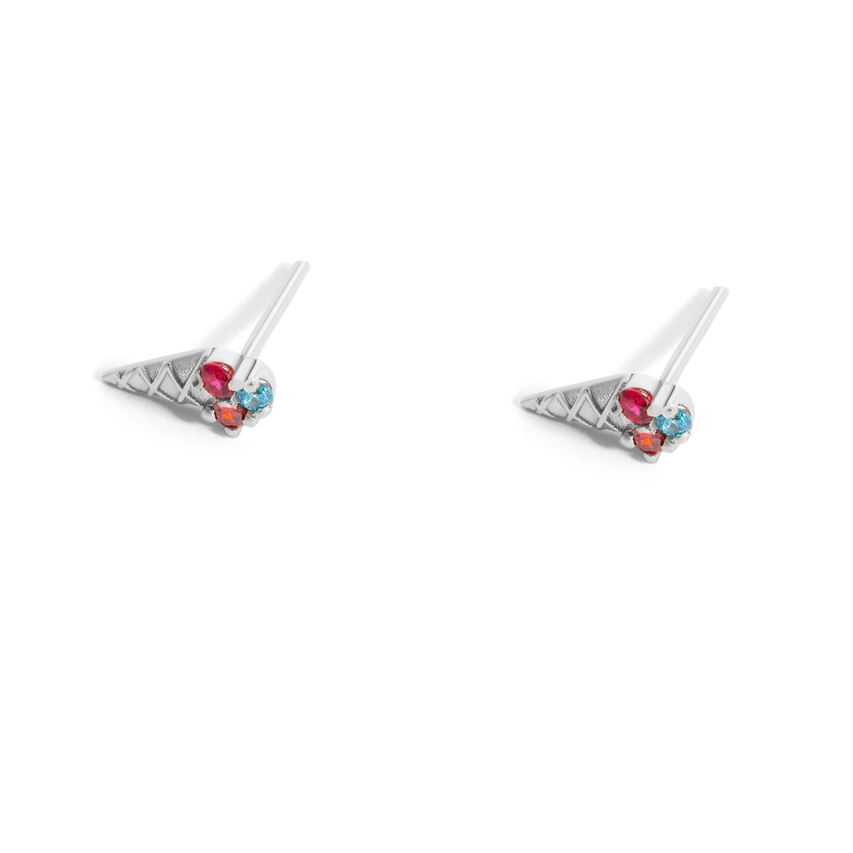Ice Cream Cone Stud Earring