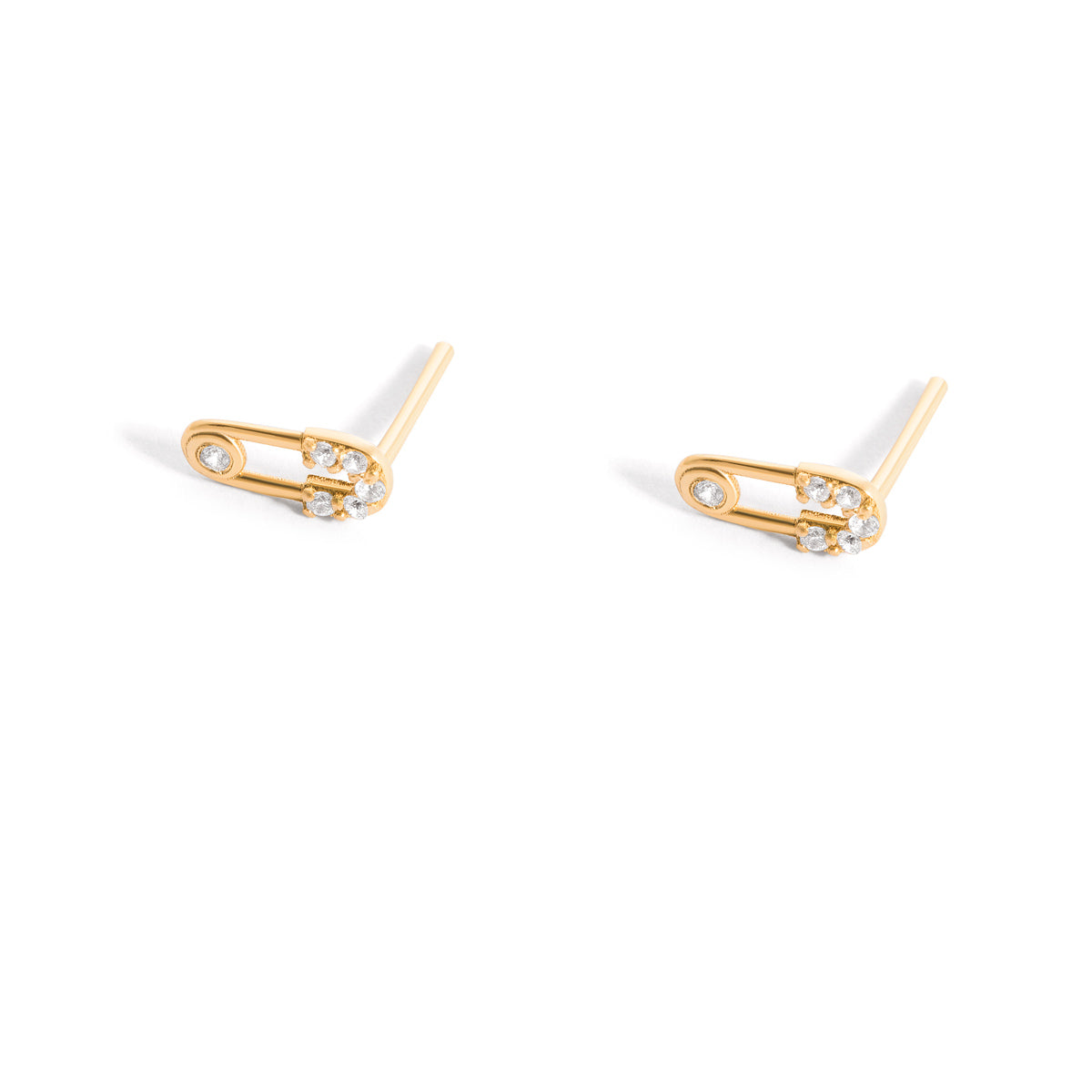 Safety Pin Stud Earring