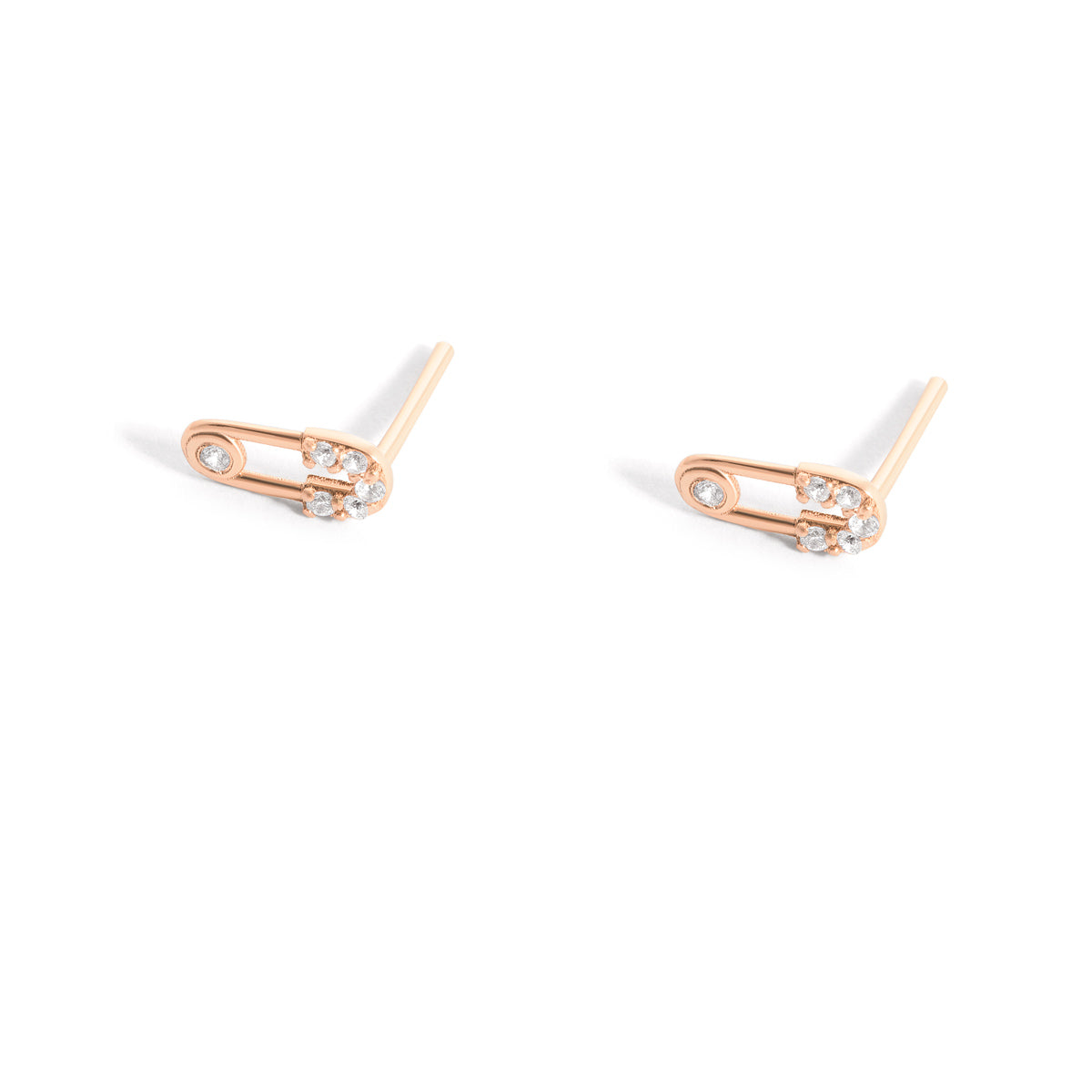 Safety Pin Stud Earring