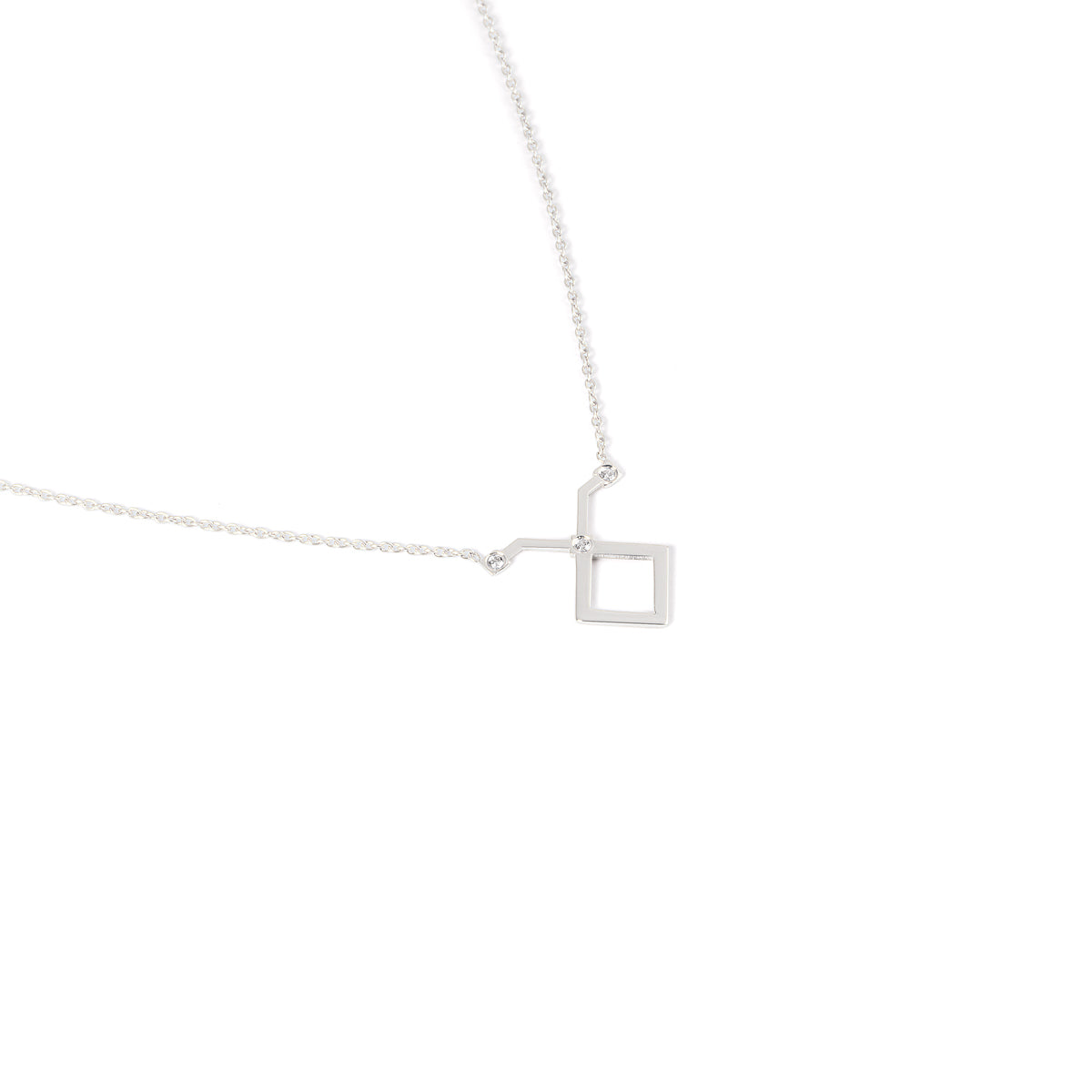 Taurus Zodiac Sign Diamond Necklace
