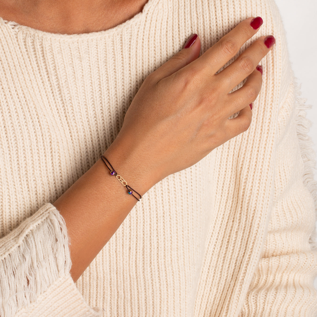 Kite Plate Cord Bracelet