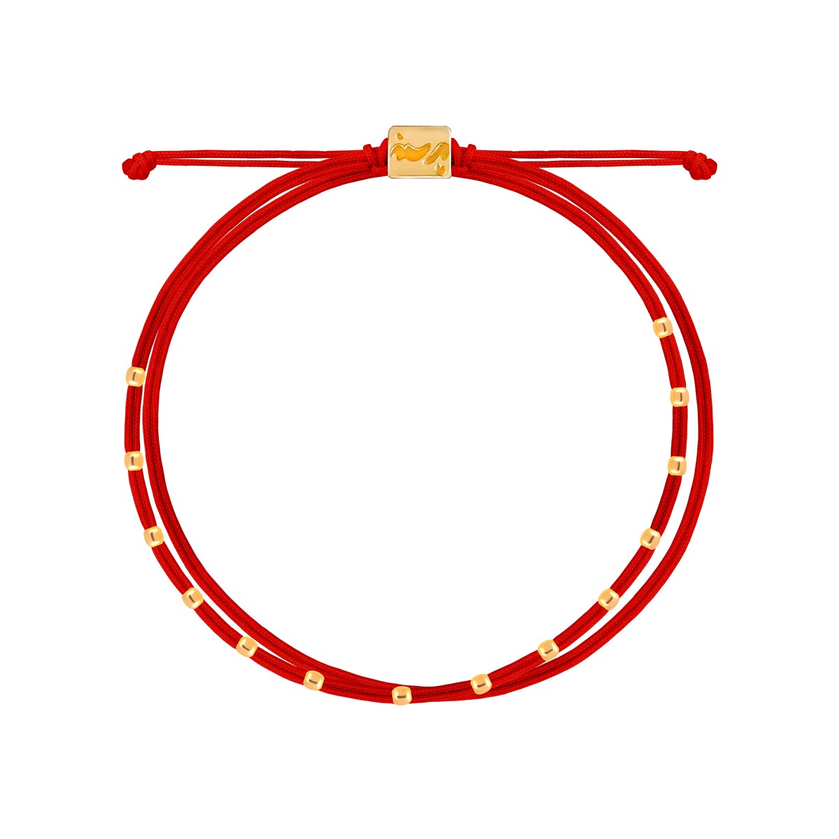 Red Orb Cord Bracelet