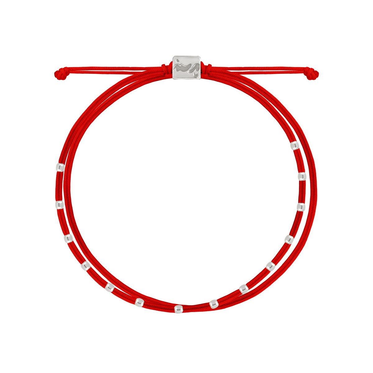 Red Orb Cord Bracelet