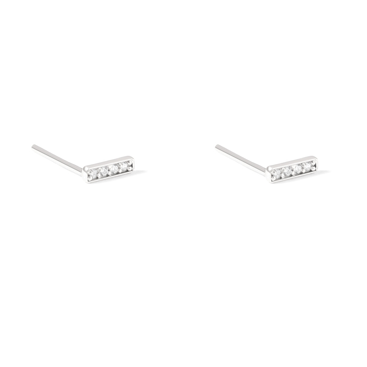 Rectangle Stud Earring