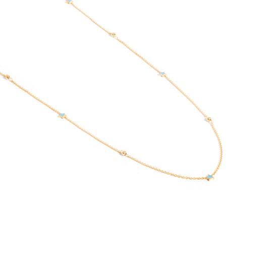 Orb and Star Chain Necklace