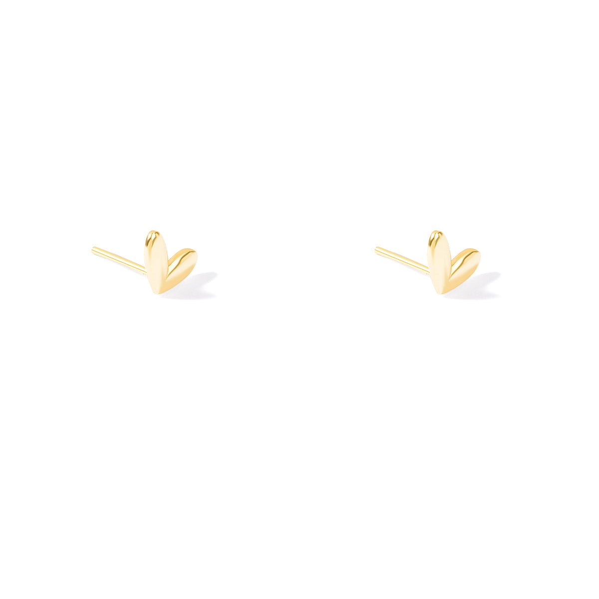 3D Heart Stud Earring