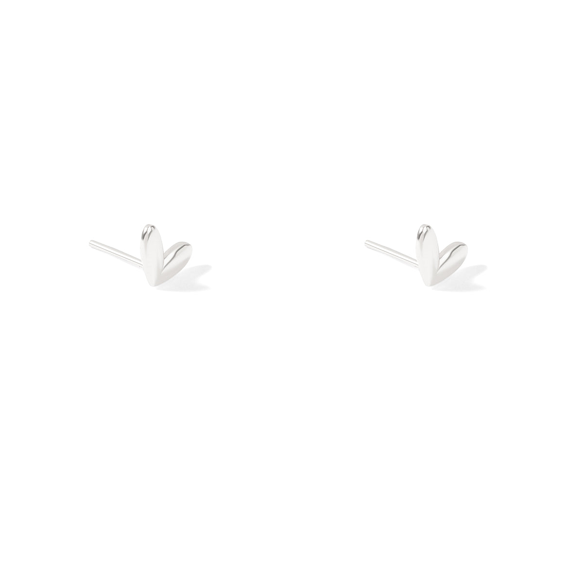 3D Heart Stud Earring