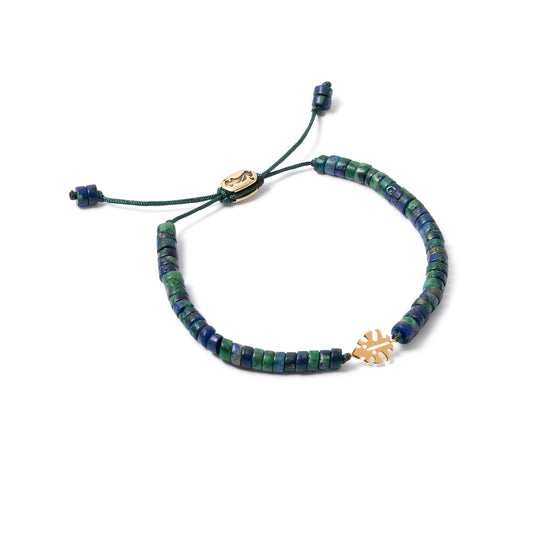 Fig Leaf Stone Bracelet