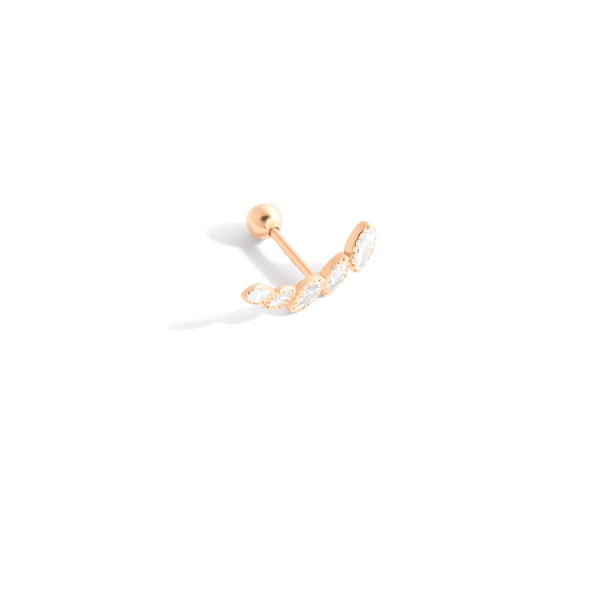 5 Marquise Diamond Piercing