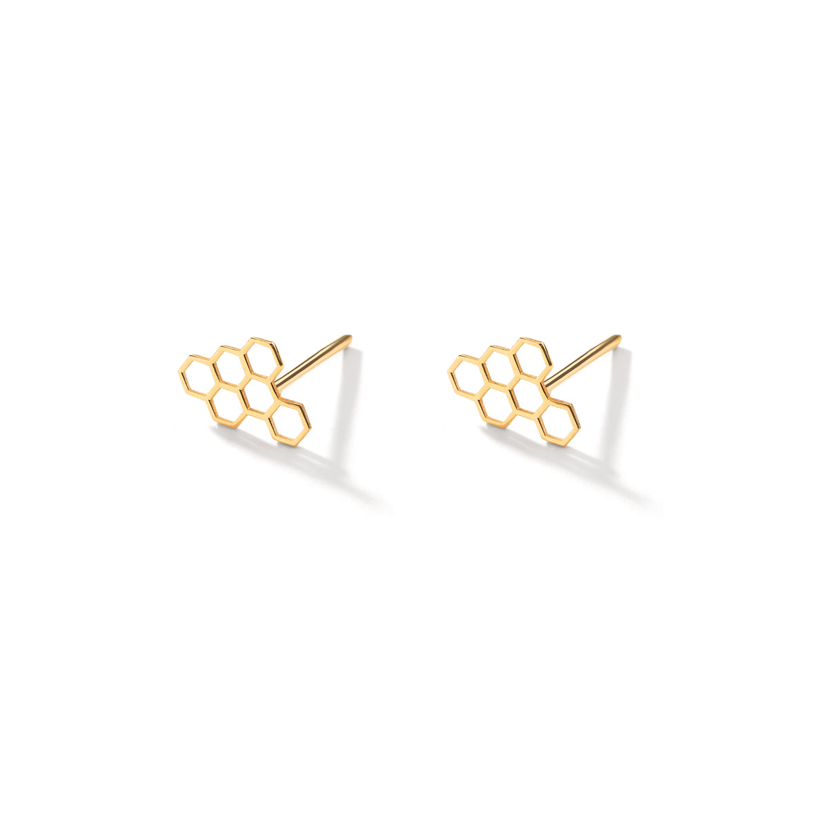 Bee Hive Stud Earrings