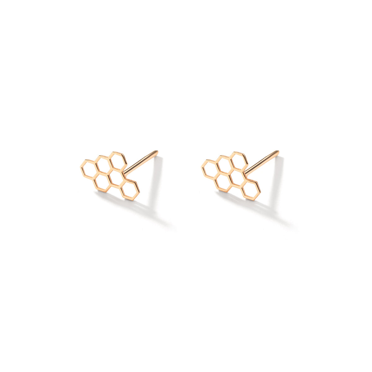 Bee Hive Stud Earrings