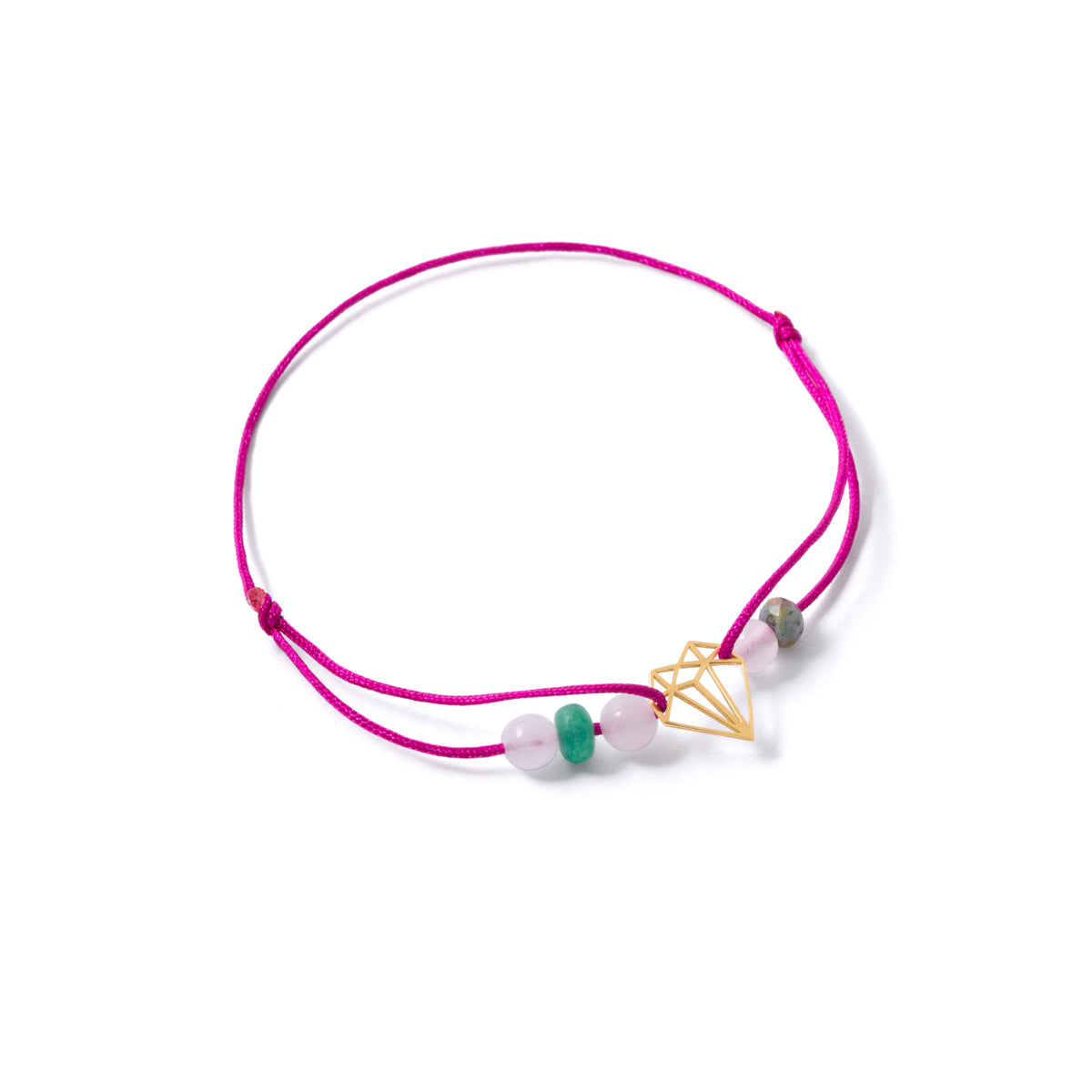 سوار من الحبل الماسي الهندسي