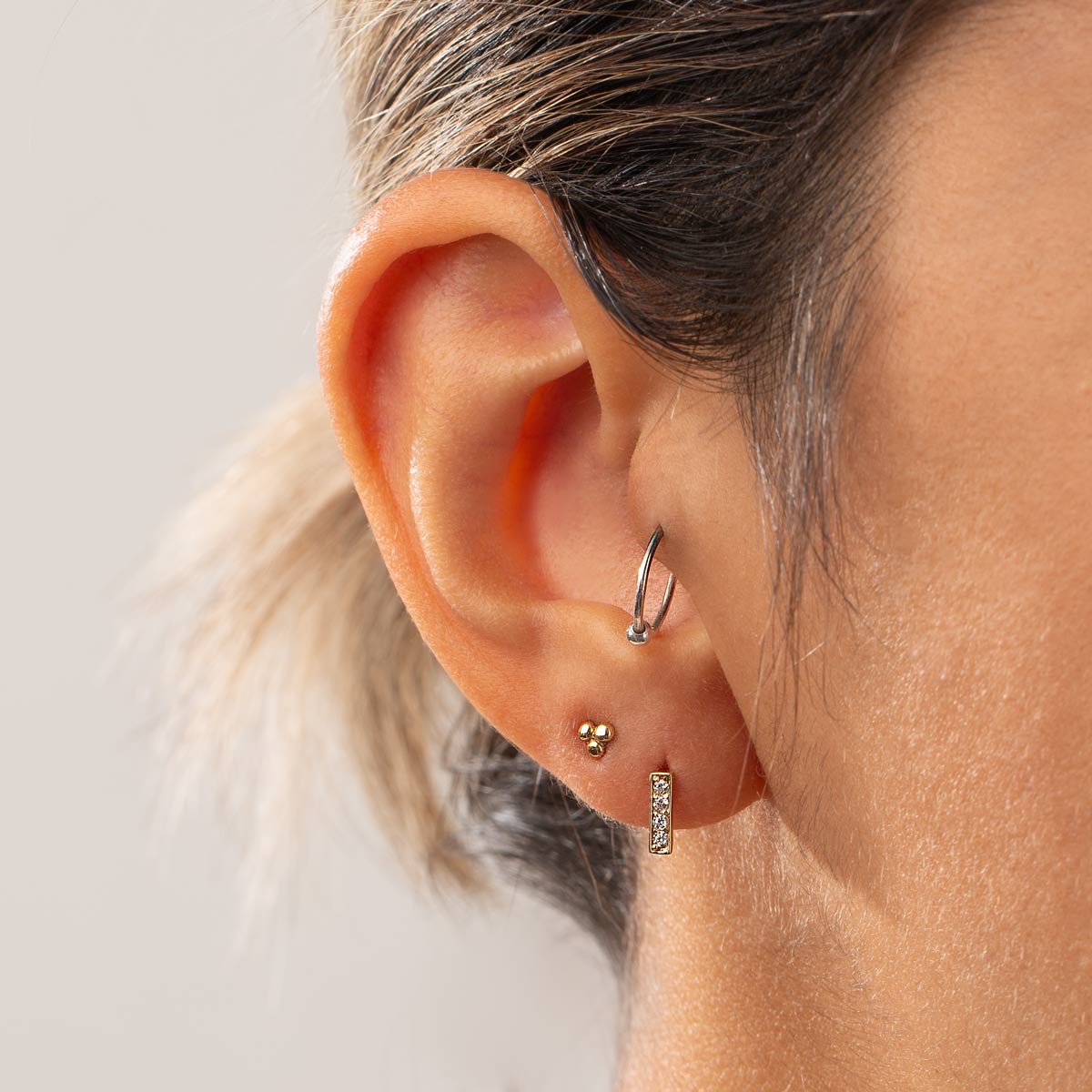 Rectangle Stud Earring