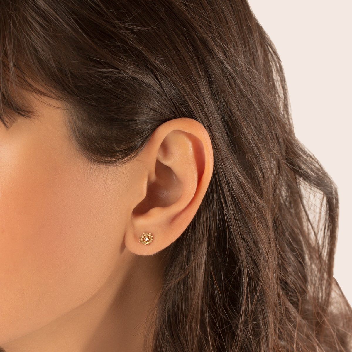 Single Diamond Piercing