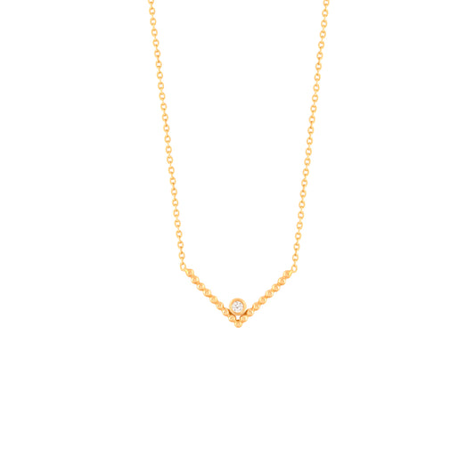 Beads V Chain necklace