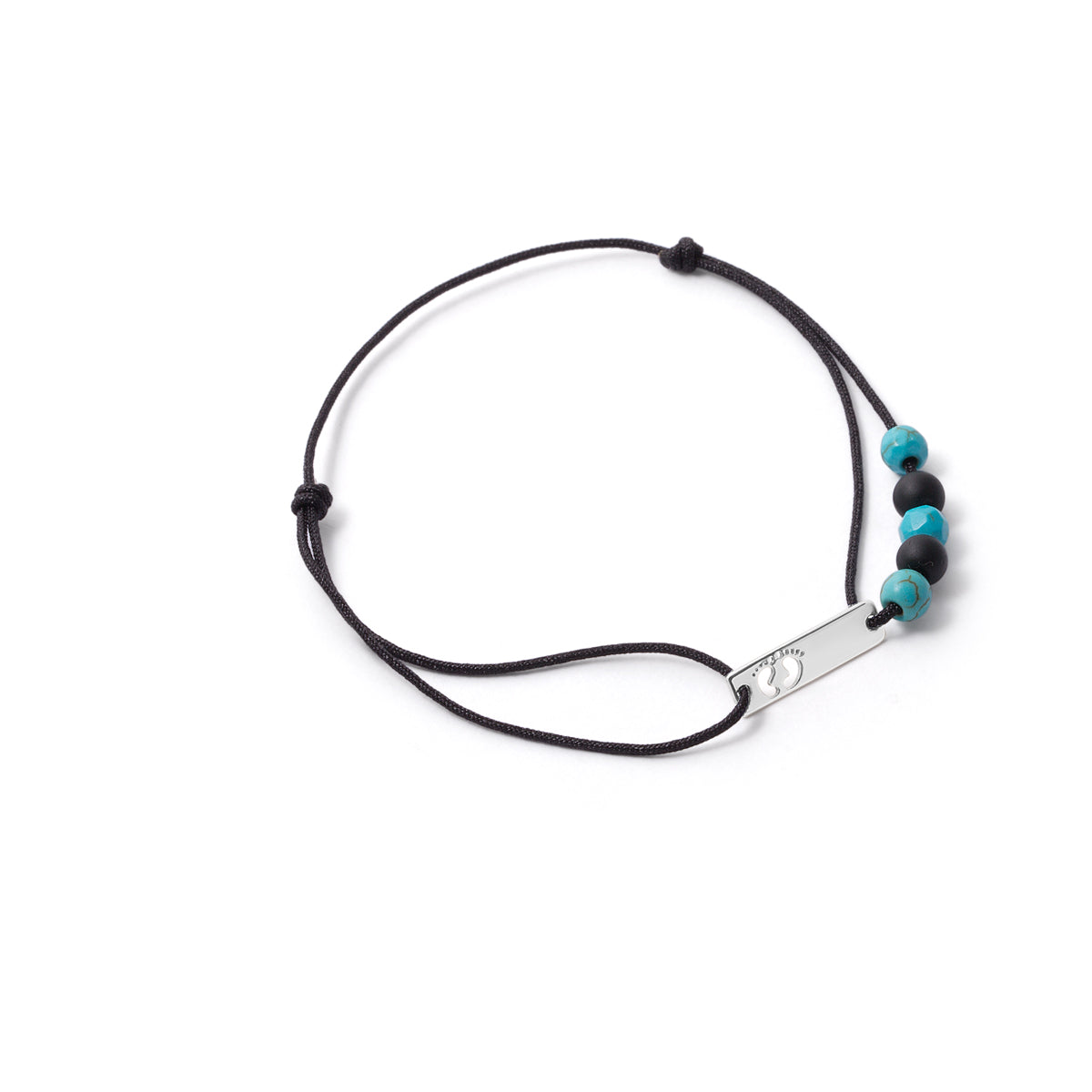 Foot Print Cord Bracelet