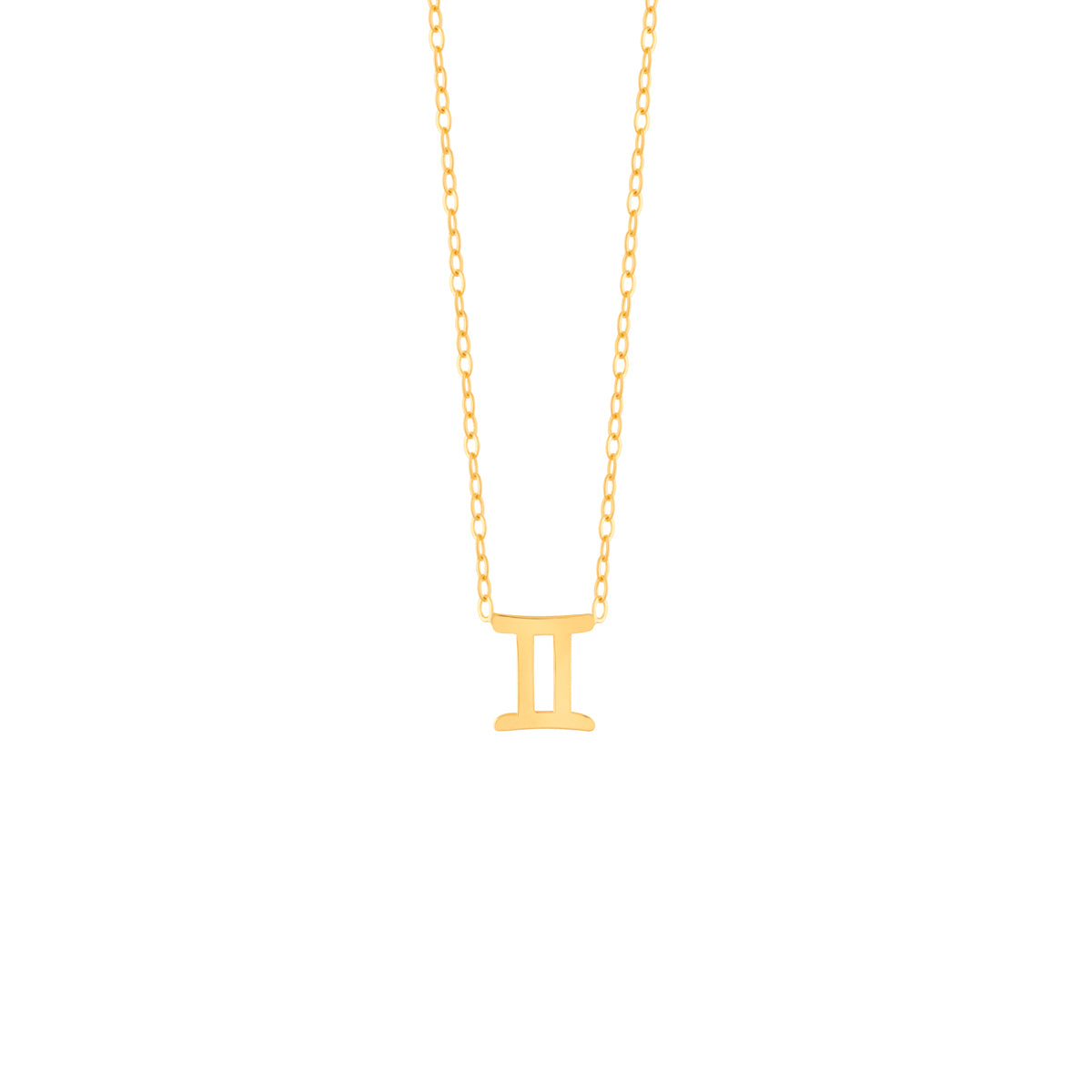 Gemini Zodiac Sign Necklace