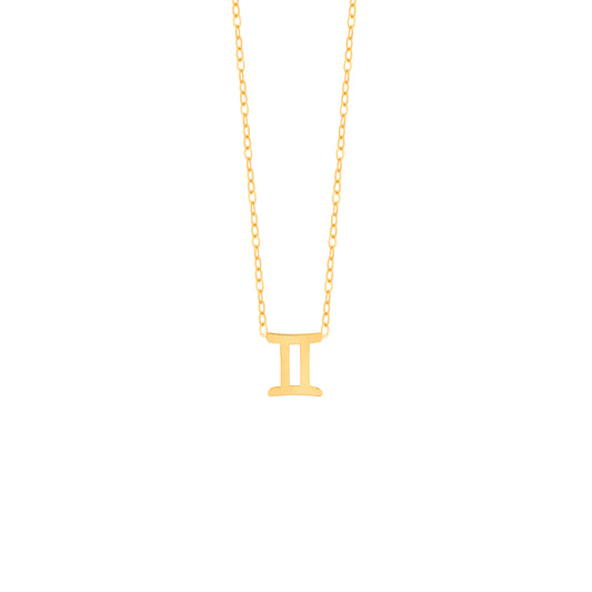 Gemini Zodiac Sign Necklace