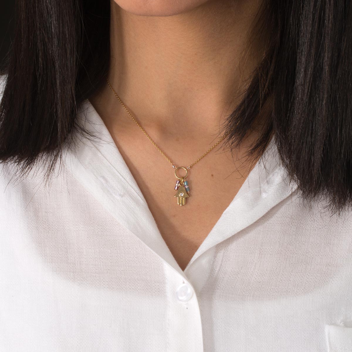 Hamsa Necklace