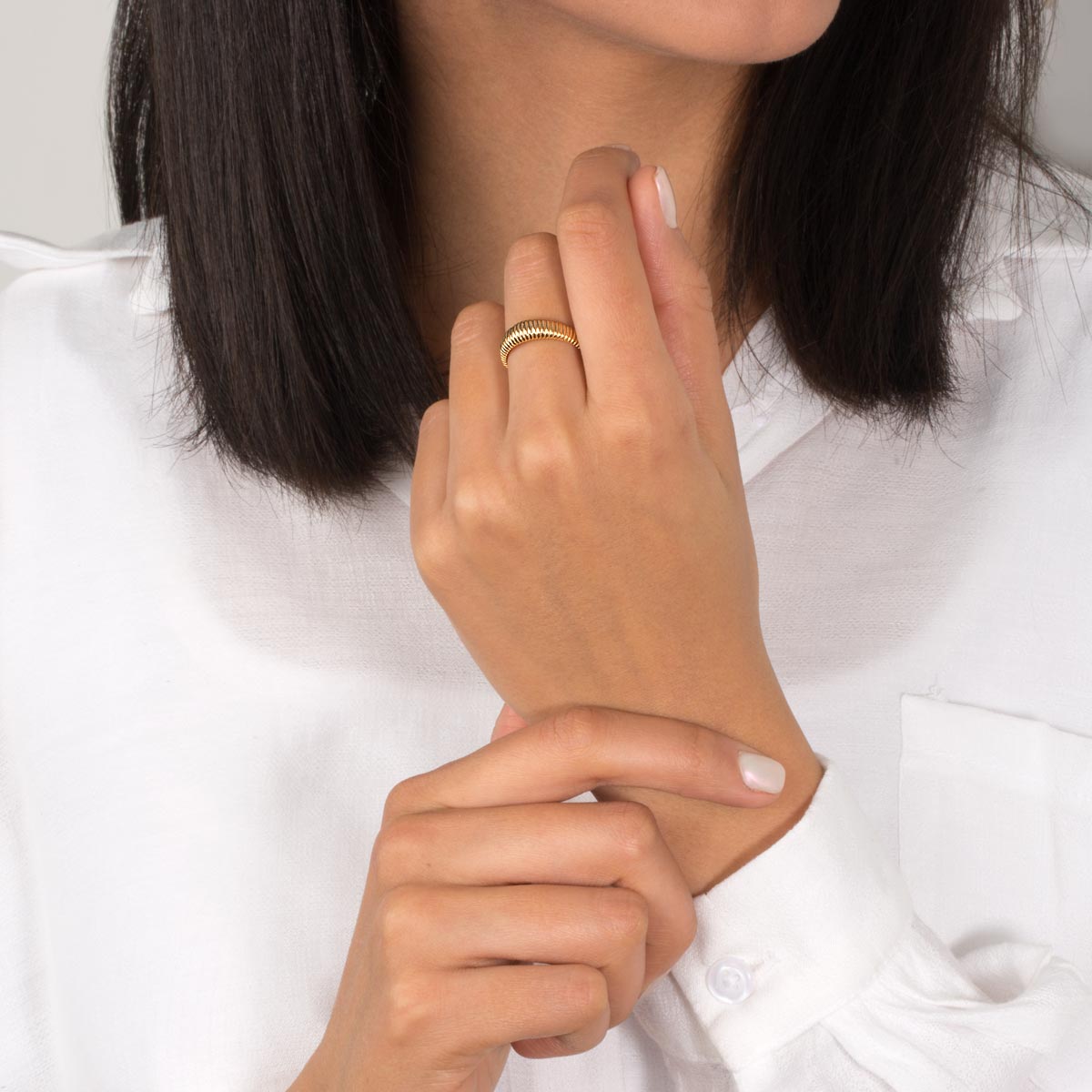 خاتم شارلوت بنصف شريط