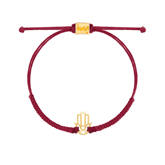 Hamsa Hand Cord Bracelet