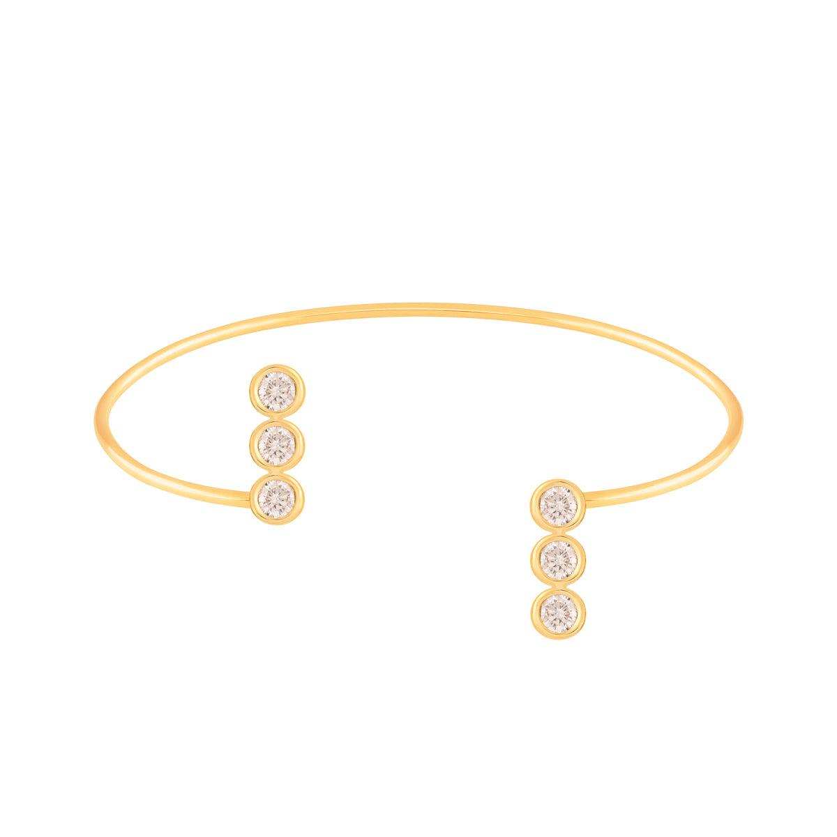 Vertical Luna Bangle