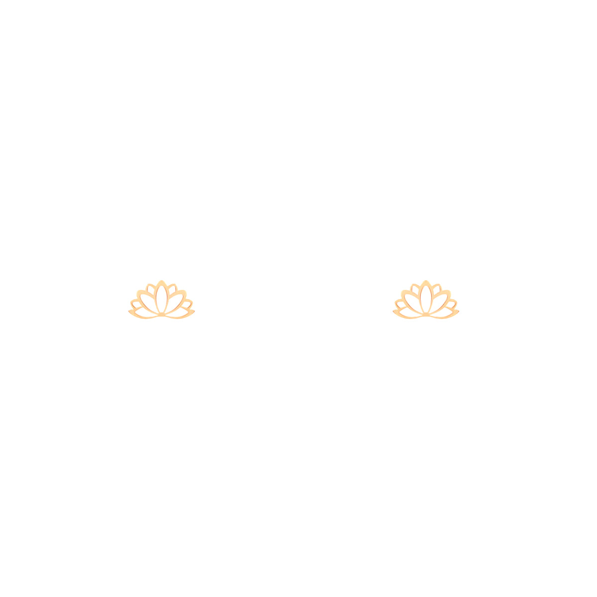 Lotus Stud Earring