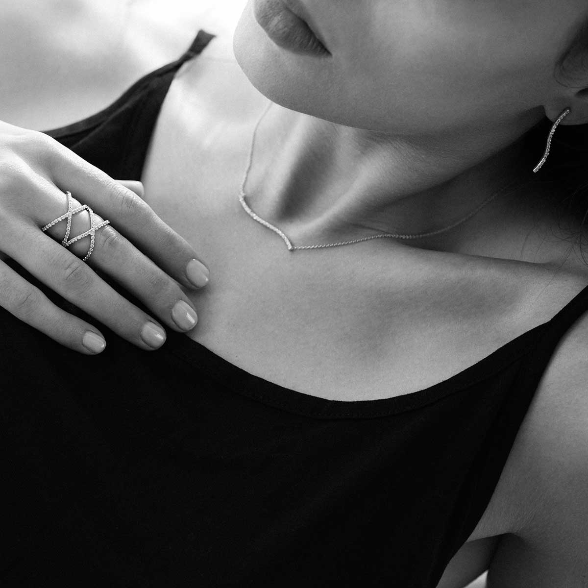 Golden Wave Necklace