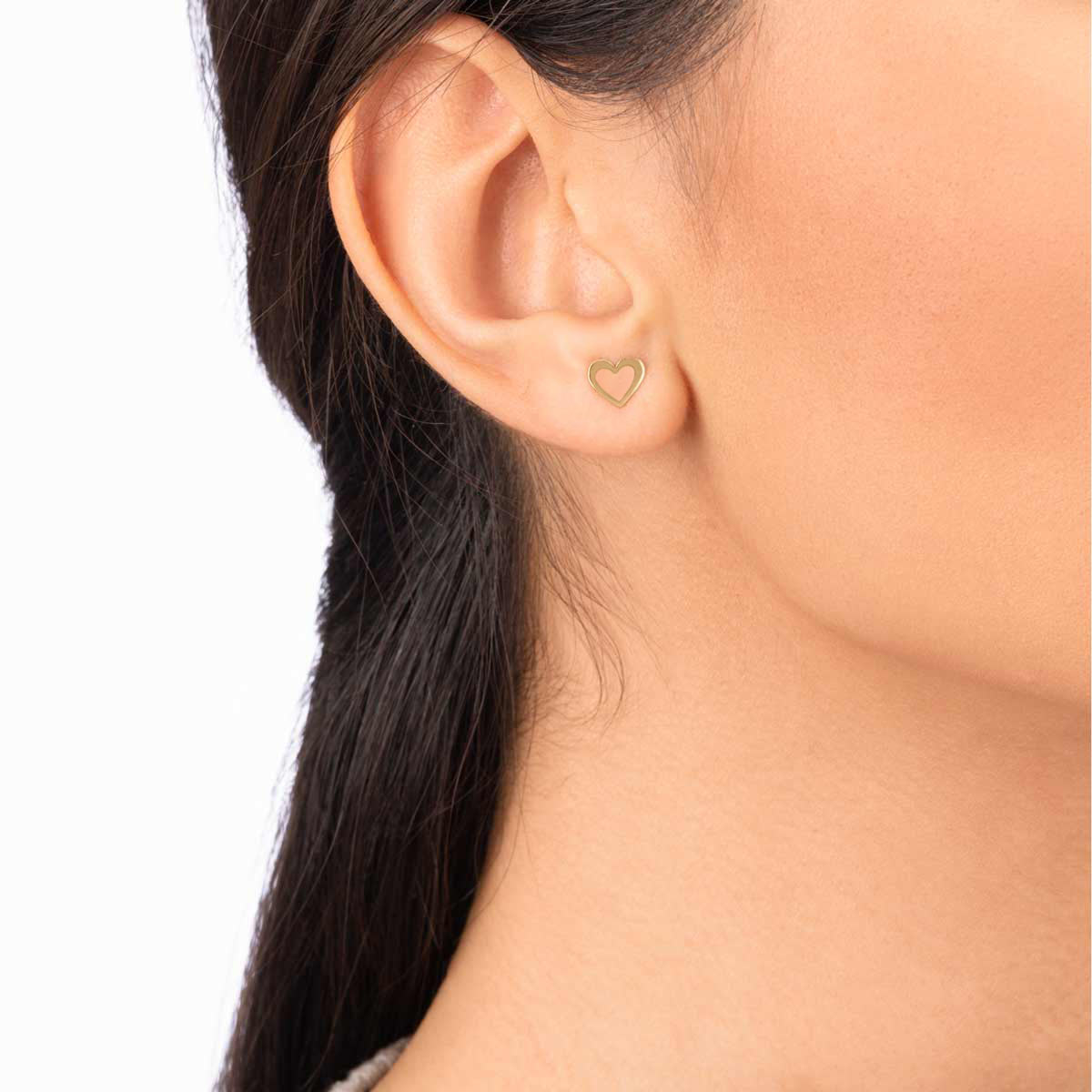 Mini Heart Stud Earring