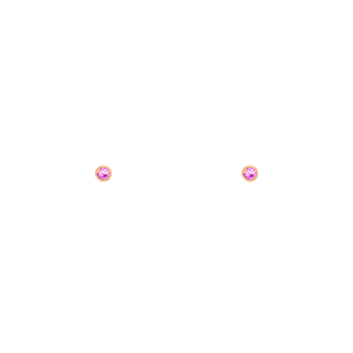 Pink Luna Stud Earring