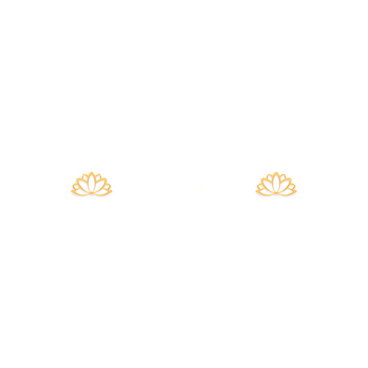 Lotus Stud Earring