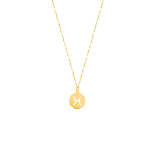 Pisces Zodiac Necklace