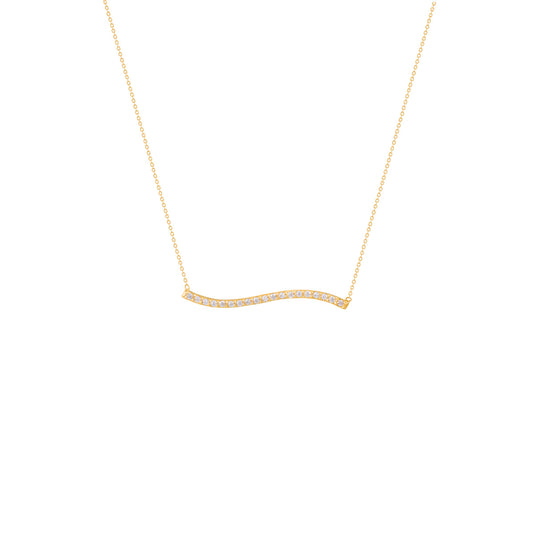 Golden Wave Necklace