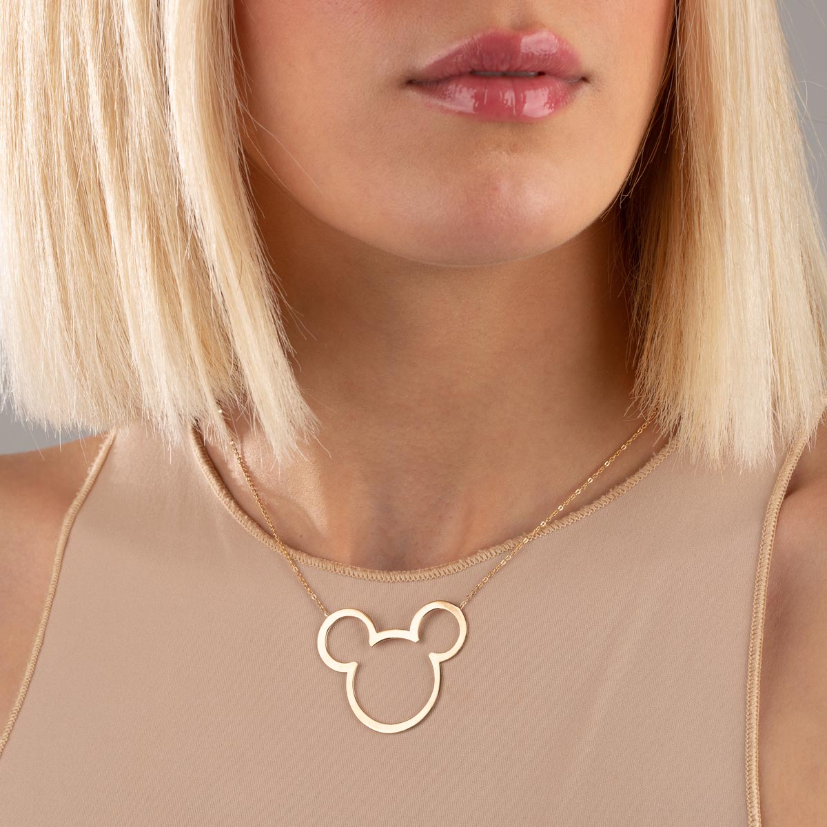 Micky Mouse Chain Necklace