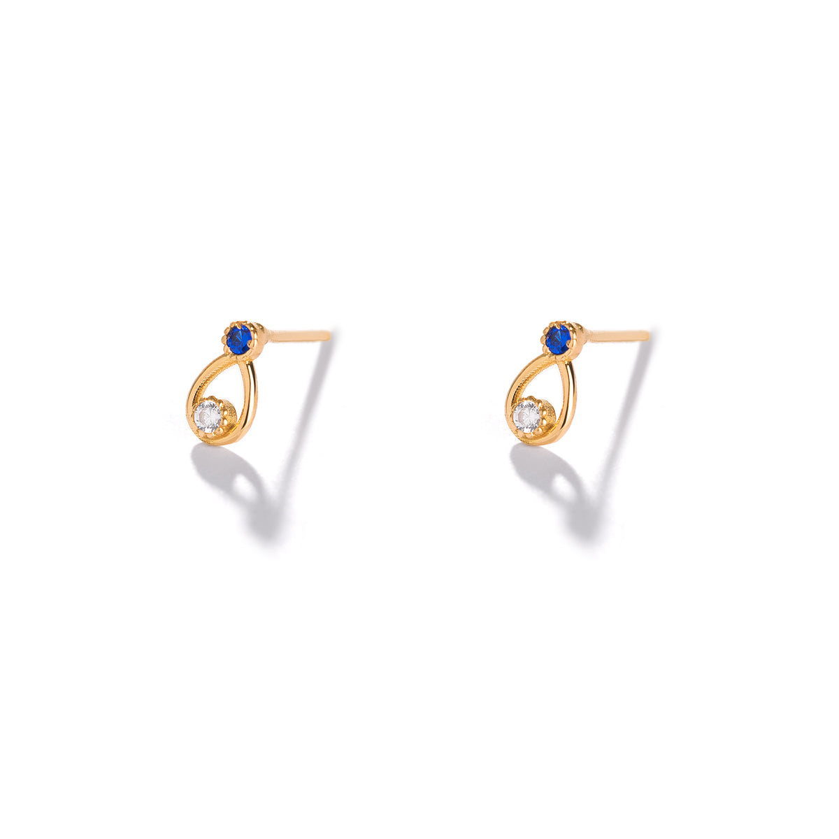 Blue Moon Stud Earring