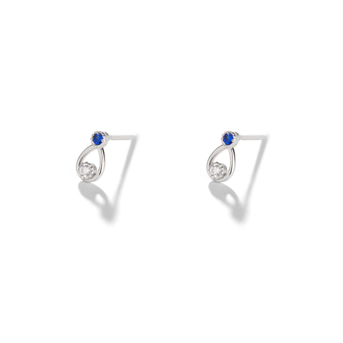 Blue Moon Stud Earring
