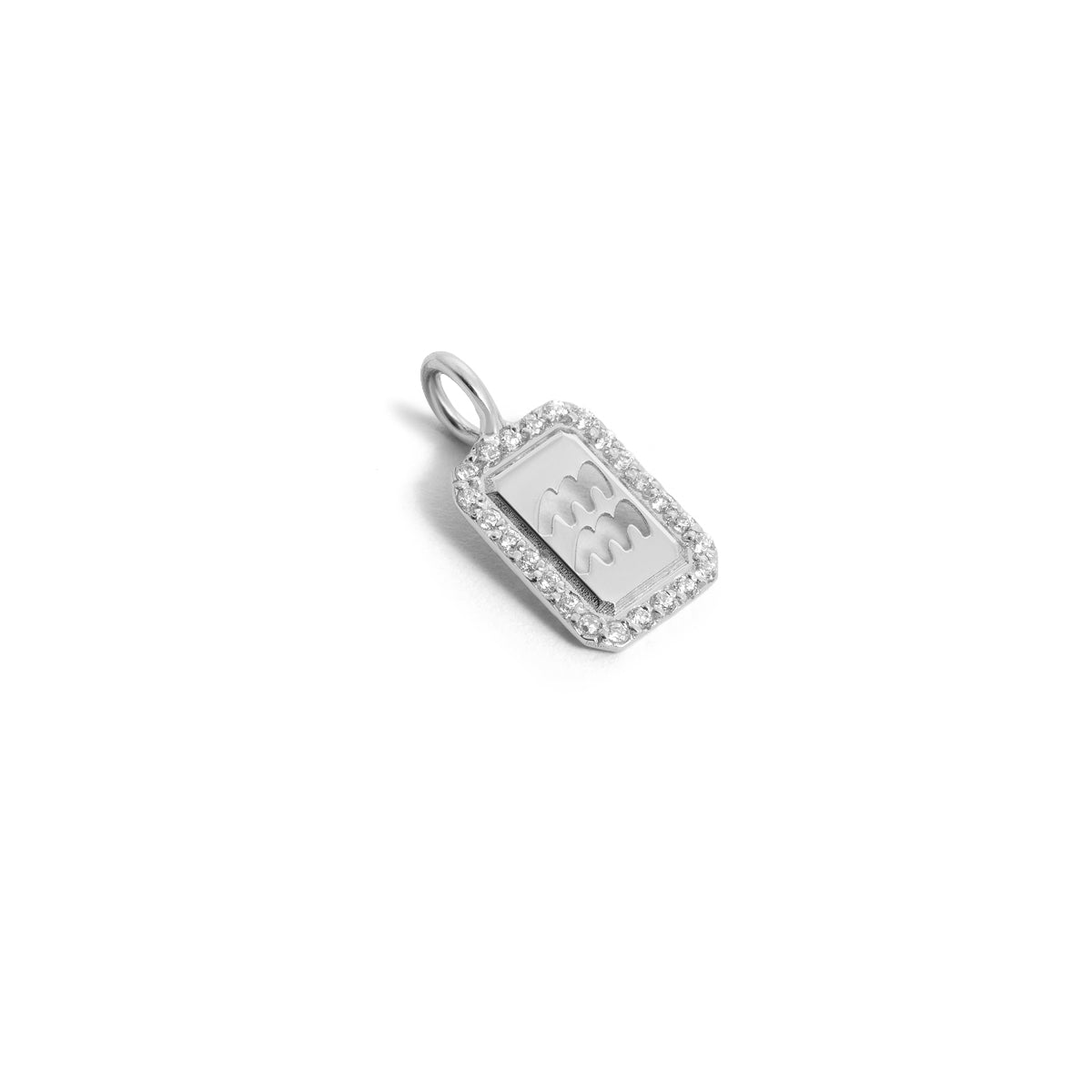 Aquarius Zodiac Sign Pendant