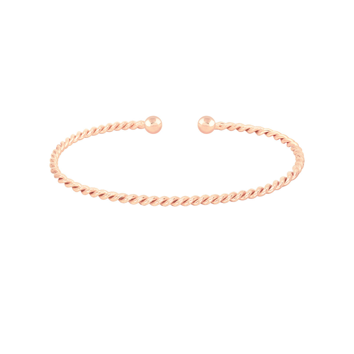 Orb Twisted Bangle
