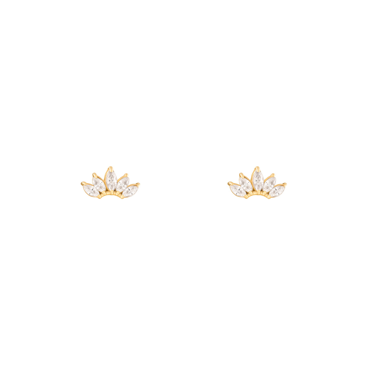 5 Marquise Stud Earring