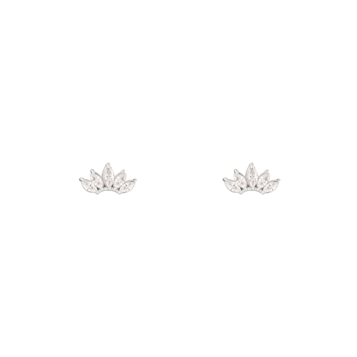 5 Marquise Stud Earring