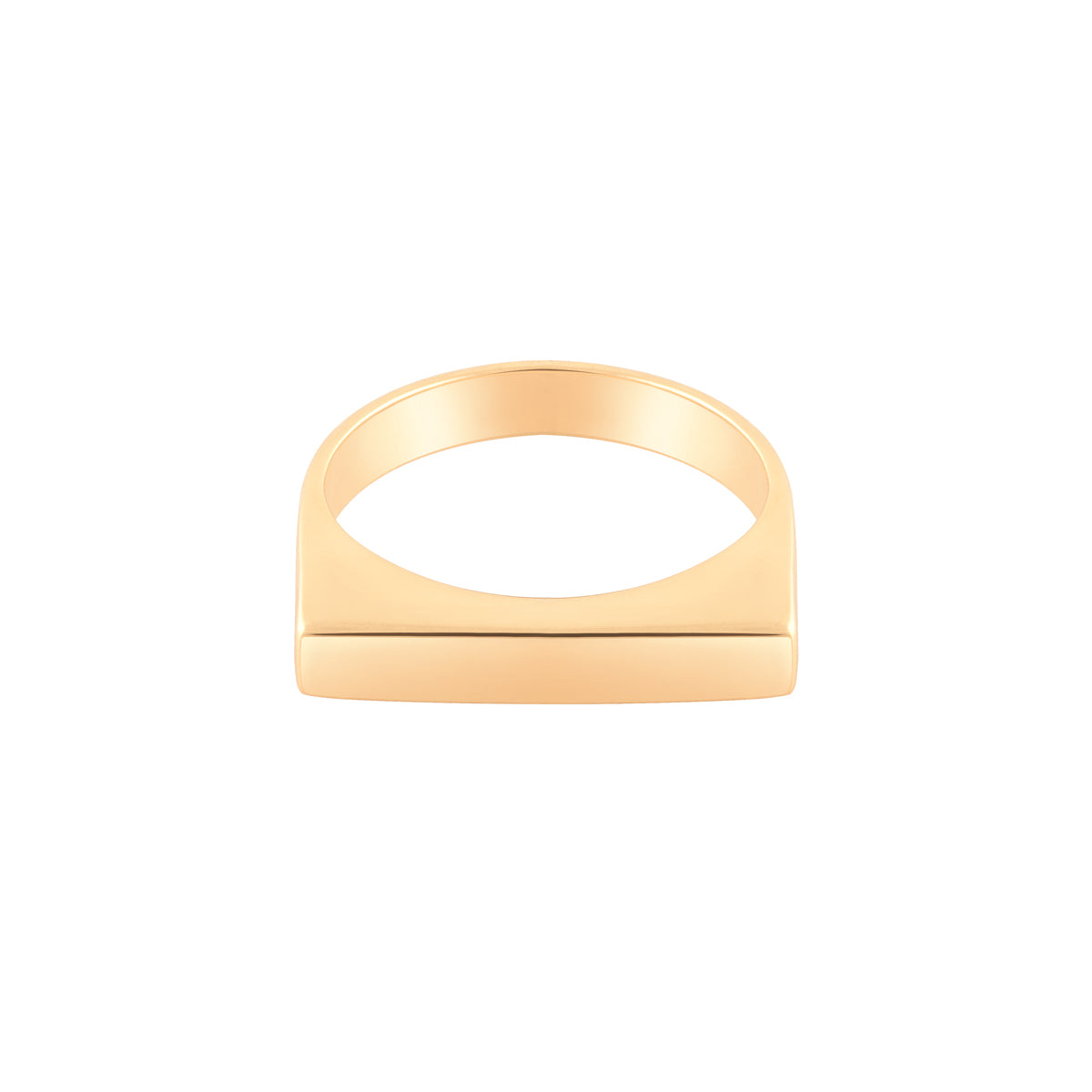 Slim Rectangular signet Ring