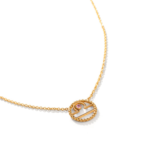 قلادة جوهرة برج الميزان