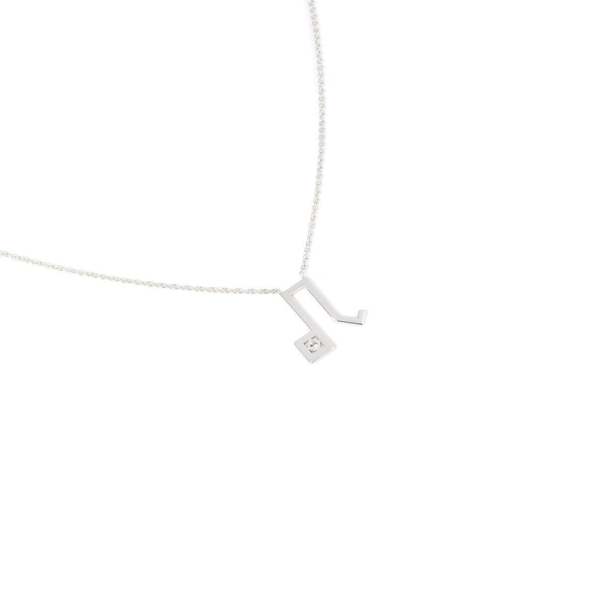 Leo Zodiac Sign Diamond Necklace