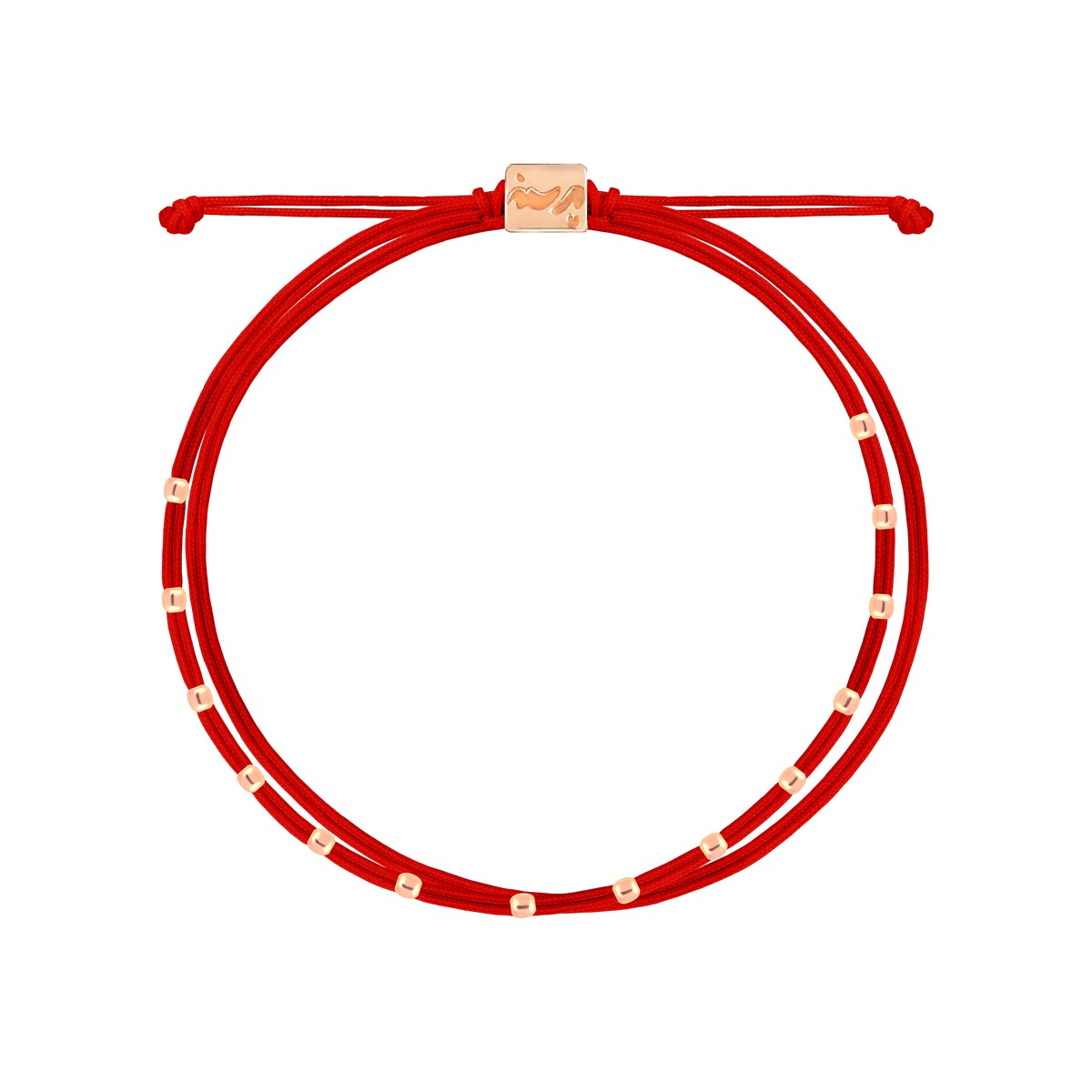 Red Orb Cord Bracelet