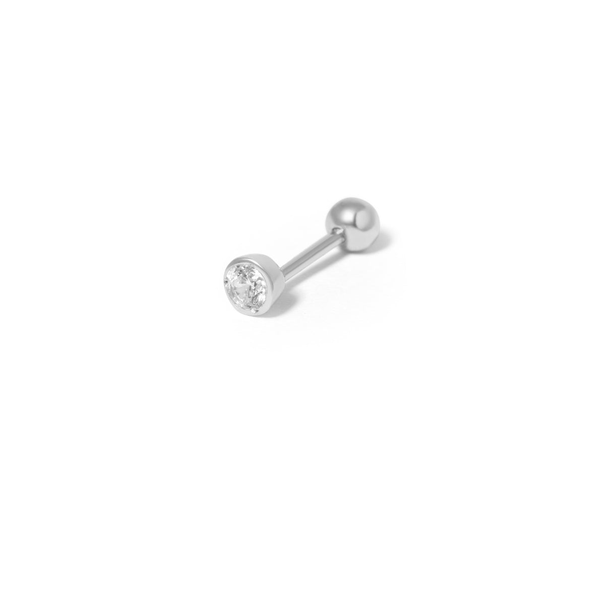 Solo Diamond beaded back Piercing