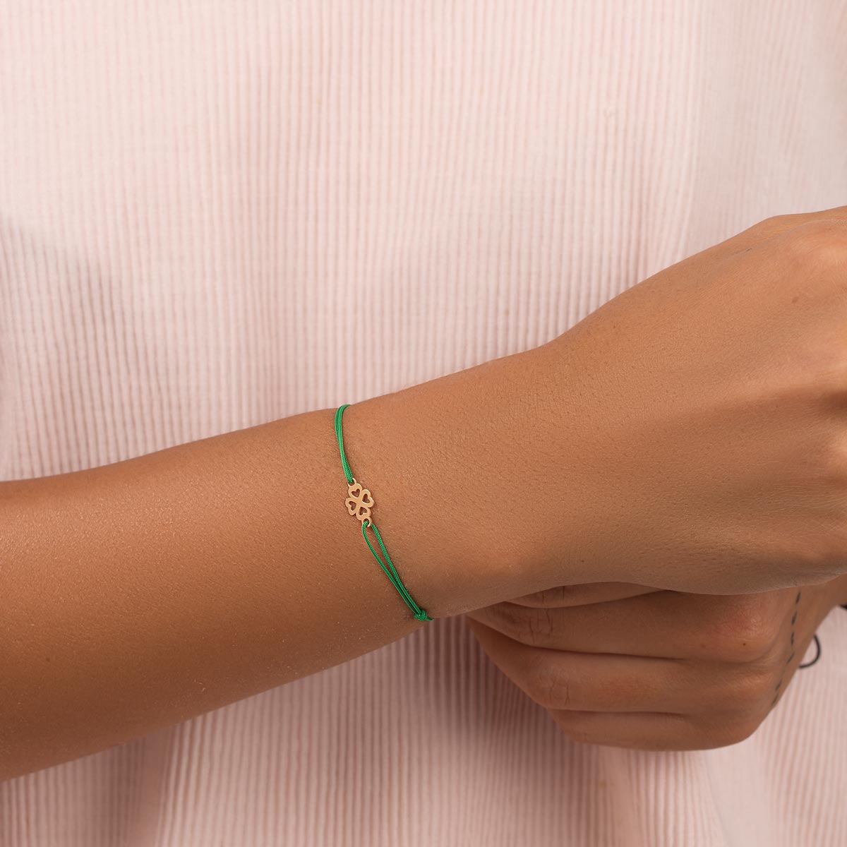 Clover Cord Bracelet